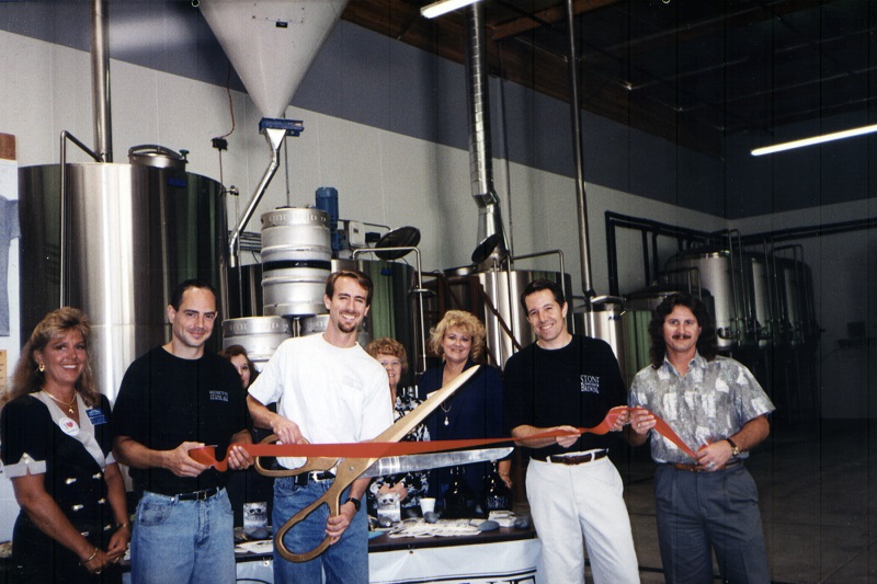 Stone Brewing Ribbon Cutting 1996
