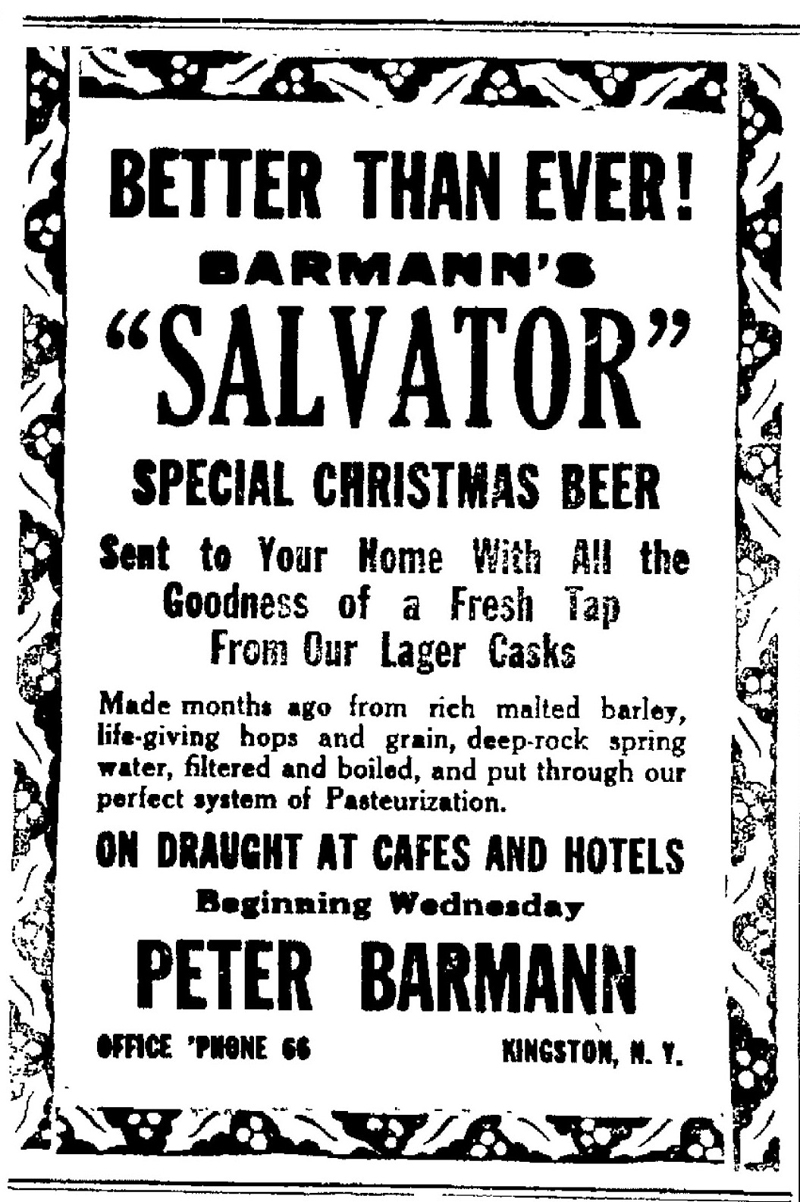 Salvator beer ad 1915